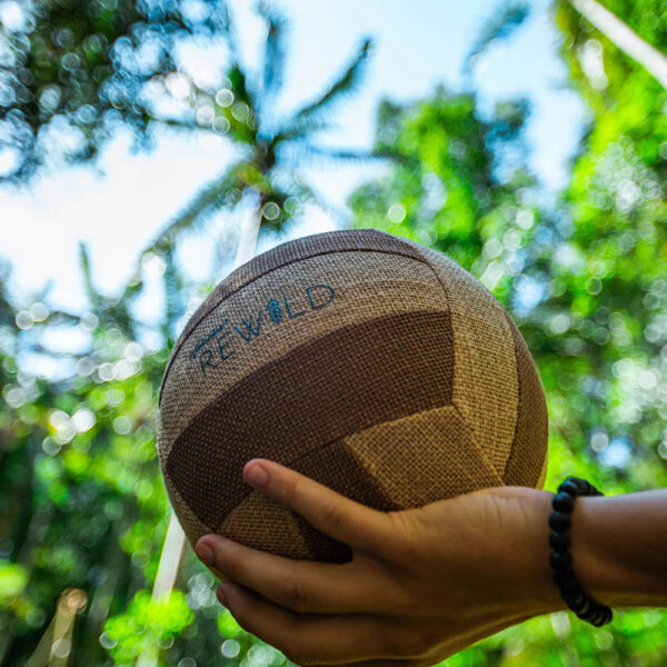 rewild volleybal van jute